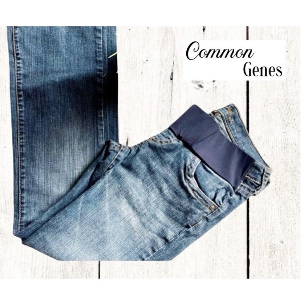 Common Genes Maternity Underbelly Capri Jean